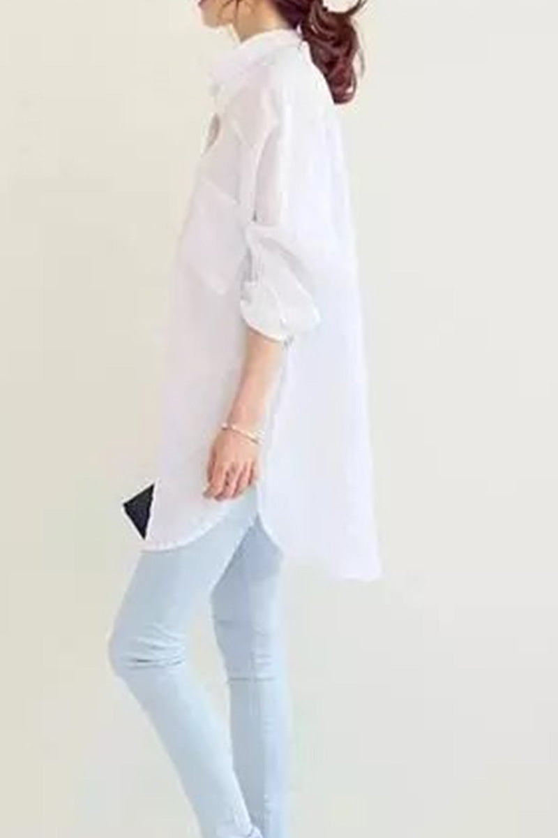 RILEY - OVERSIZED LINNED SKJORTE