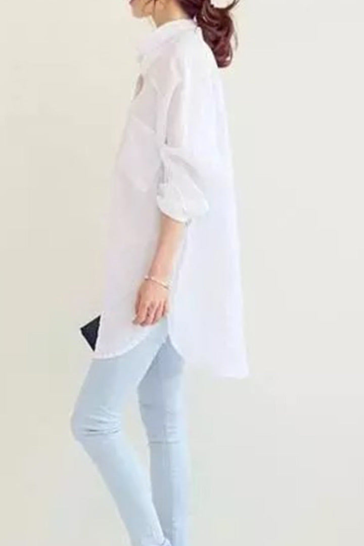 RILEY - OVERSIZED LINNED SKJORTE
