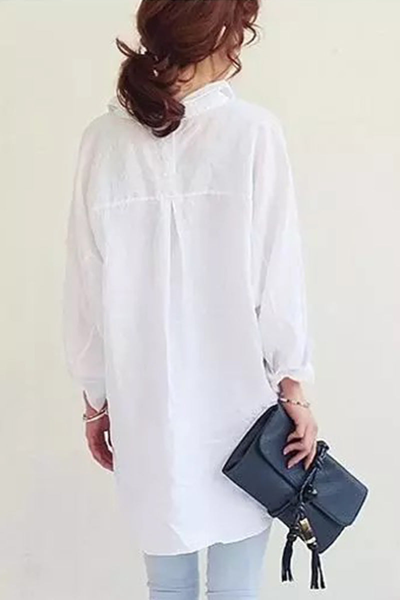RILEY - OVERSIZED LINNED SKJORTE