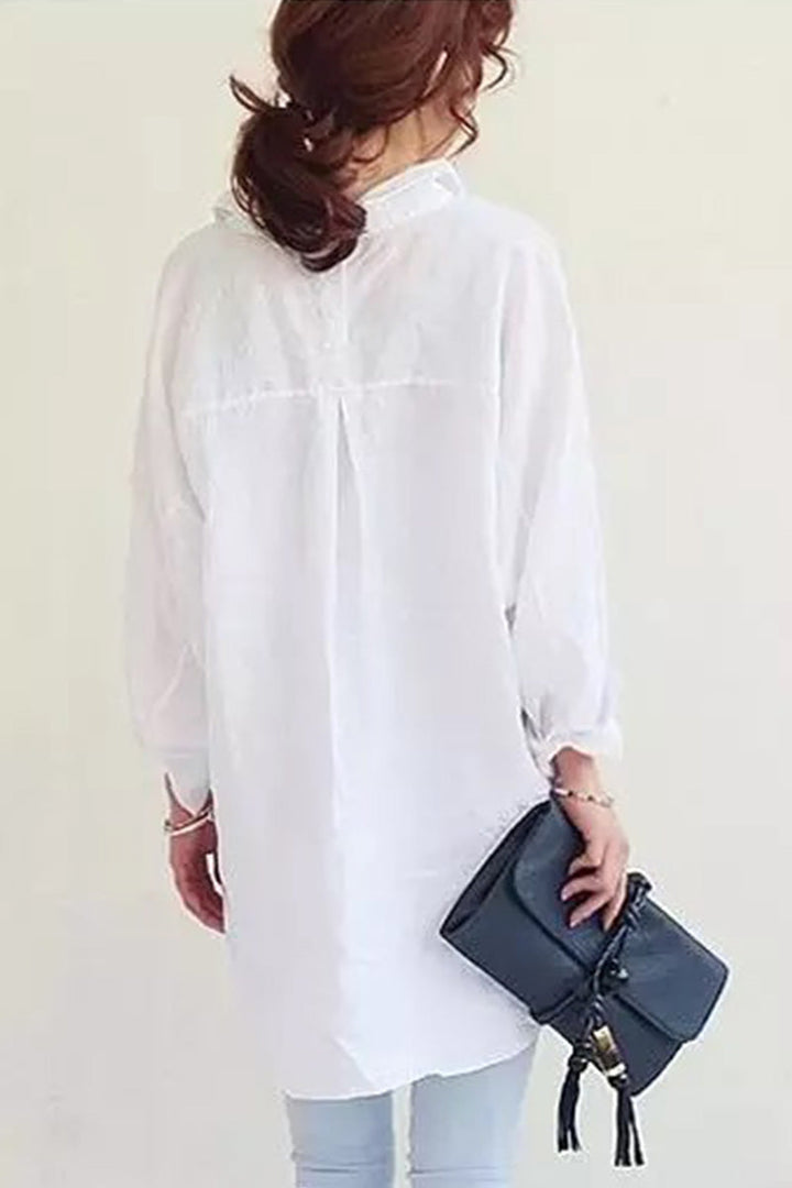 RILEY - OVERSIZED LINNED SKJORTE