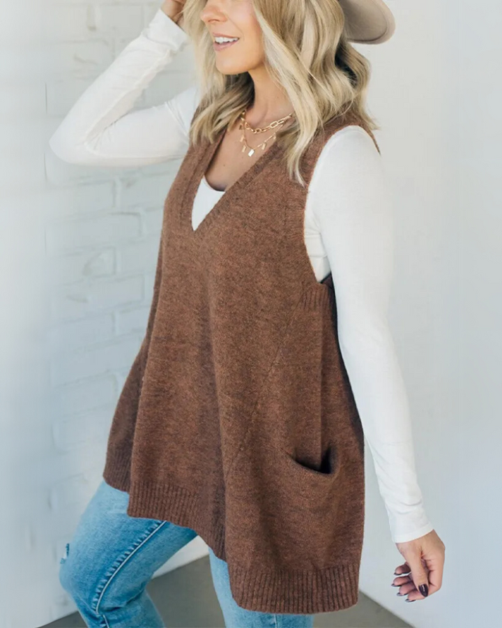 Wanda - Strikket vest