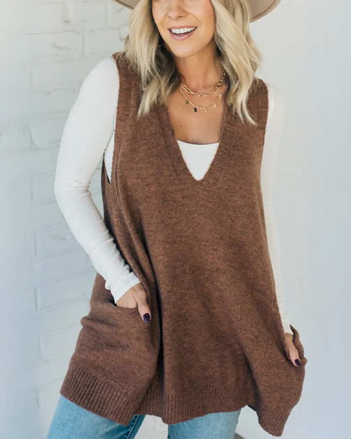 Wanda - Strikket vest