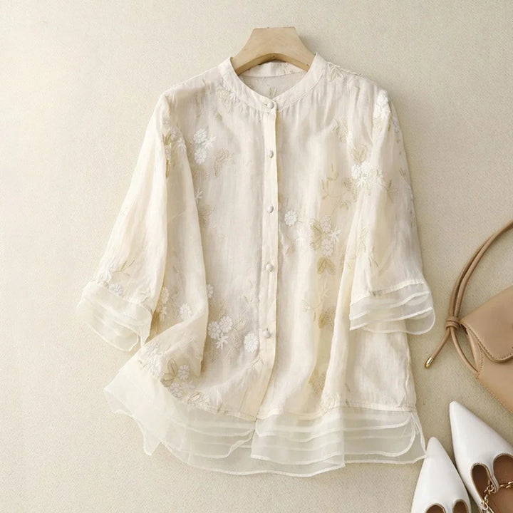 HELENA - BLOMST BLUSE