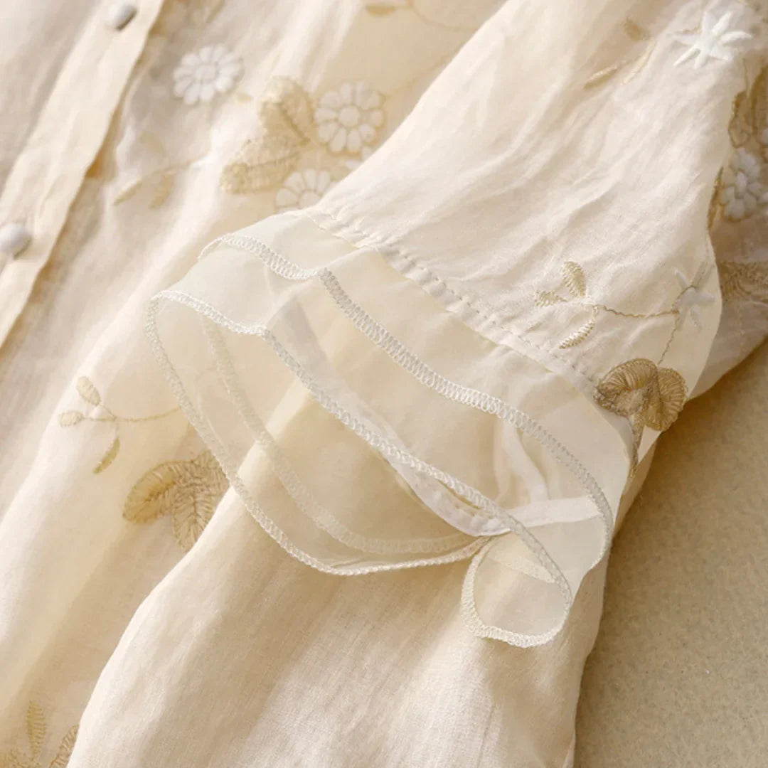 HELENA - BLOMST BLUSE