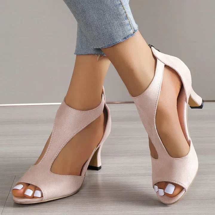TINA - SANDALER MED HØJE HÆLE