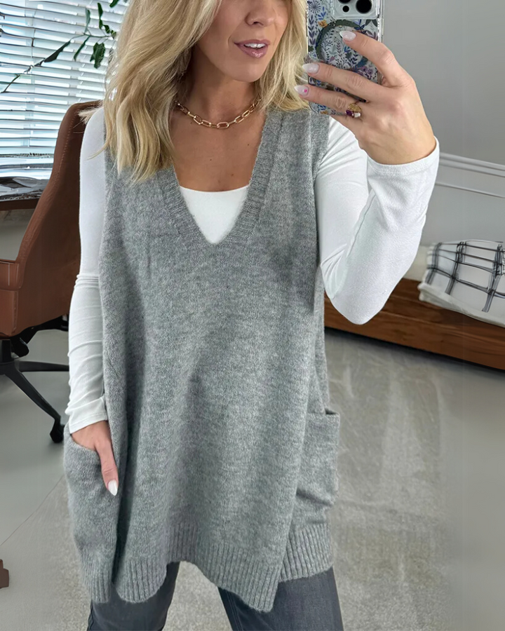 Wanda - Strikket vest