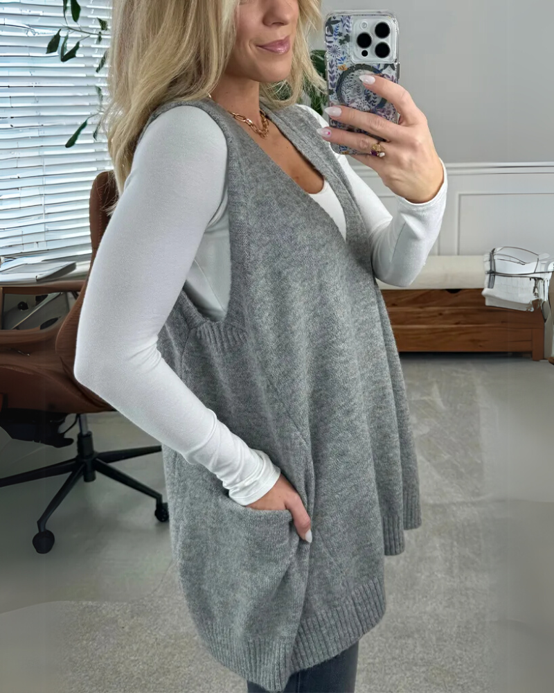 Wanda - Strikket vest