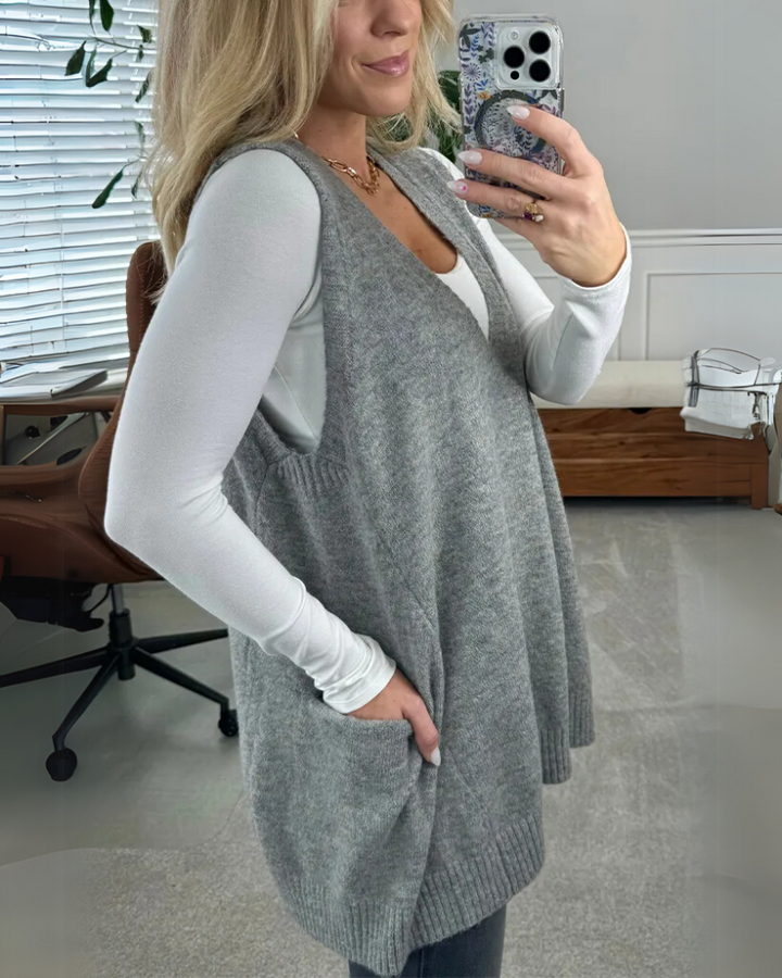 Wanda - Strikket vest