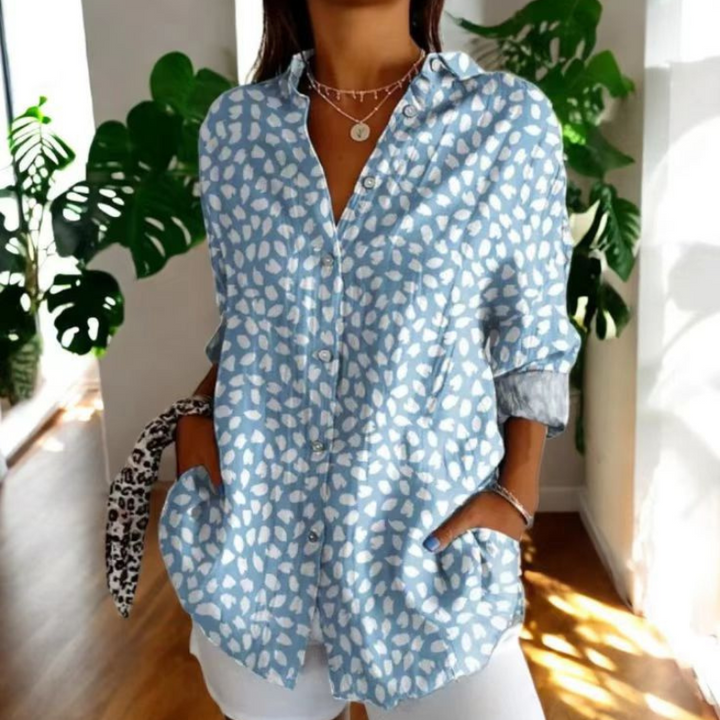 BLESSING - BLOMSTRET BLUSE
