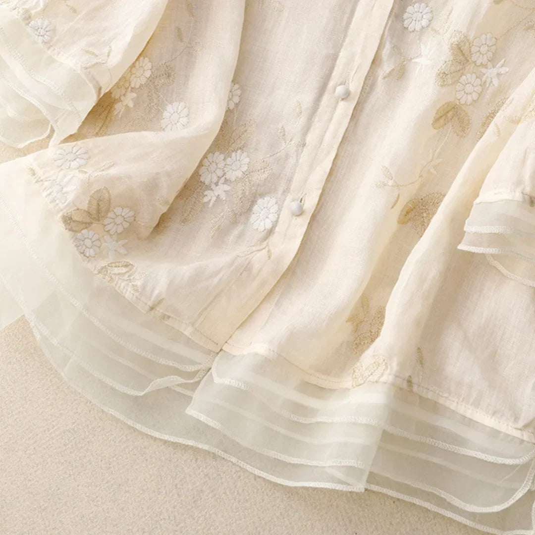 HELENA - BLOMST BLUSE