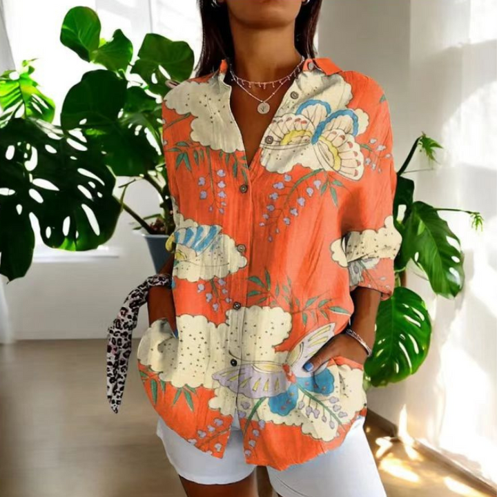 BLESSING - BLOMSTRET BLUSE