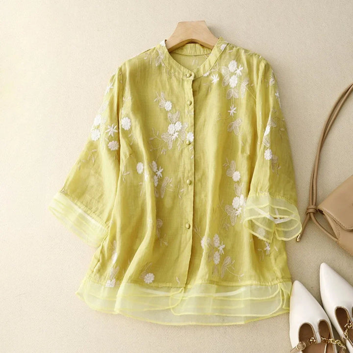 HELENA - BLOMST BLUSE
