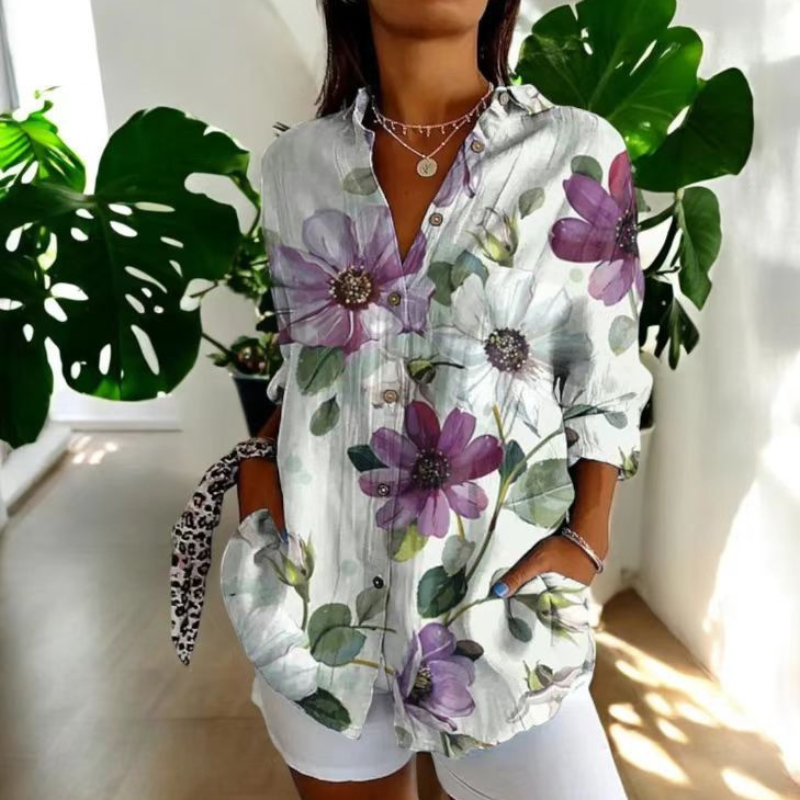 BLESSING - BLOMSTRET BLUSE