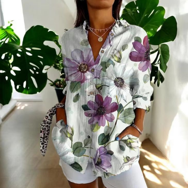 BLESSING - BLOMSTRET BLUSE