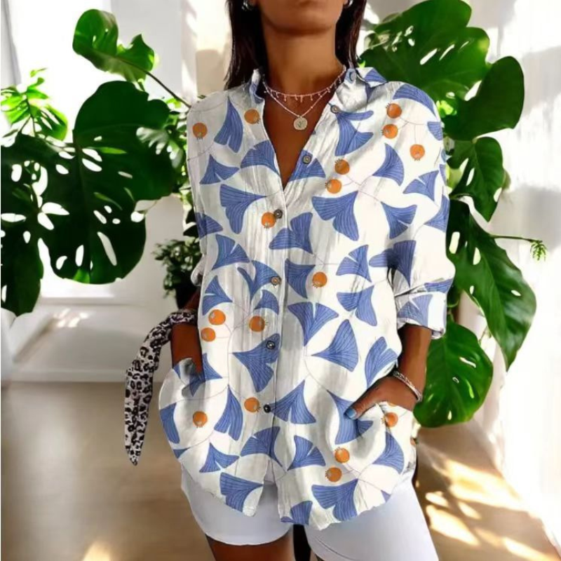 BLESSING - BLOMSTRET BLUSE