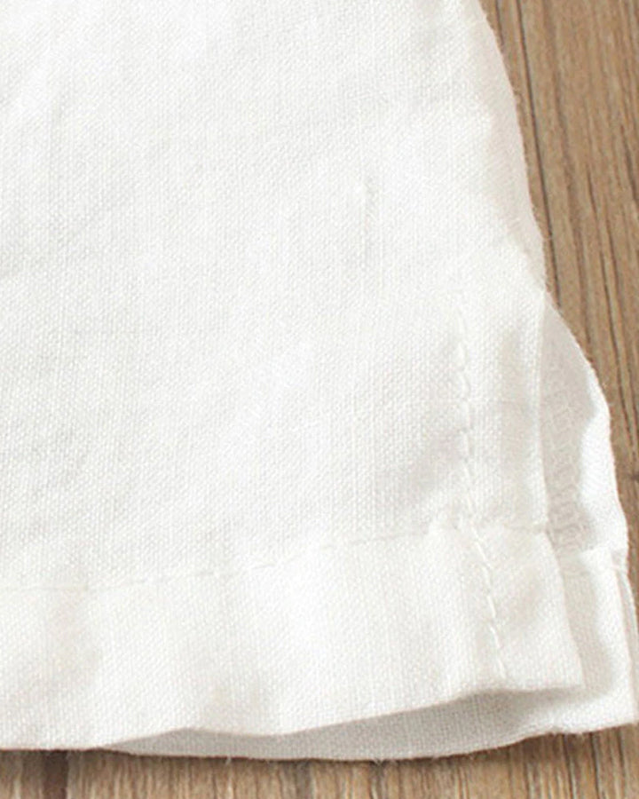 Maria - Ensfarvet kortærmet sommer-T-shirt