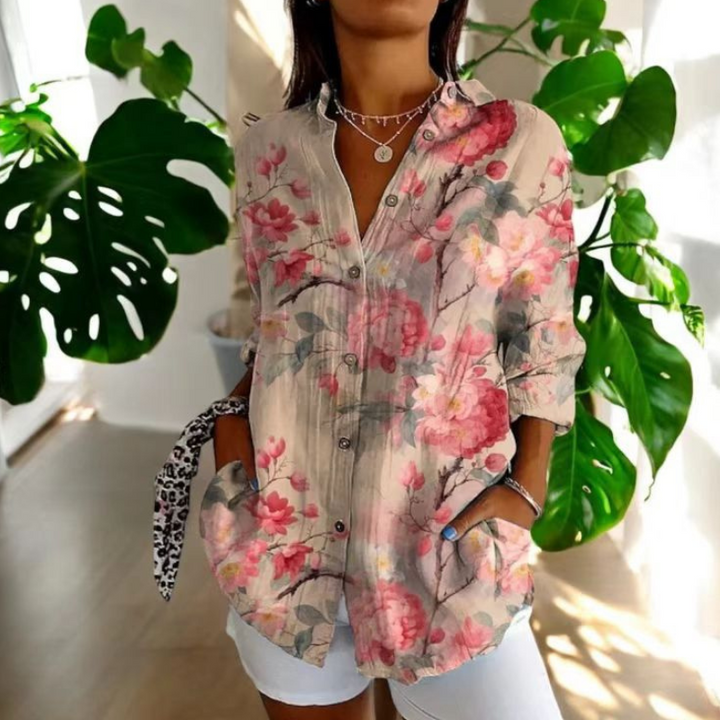 BLESSING - BLOMSTRET BLUSE