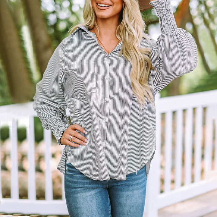 Violet - Bluse med afslappet pasform