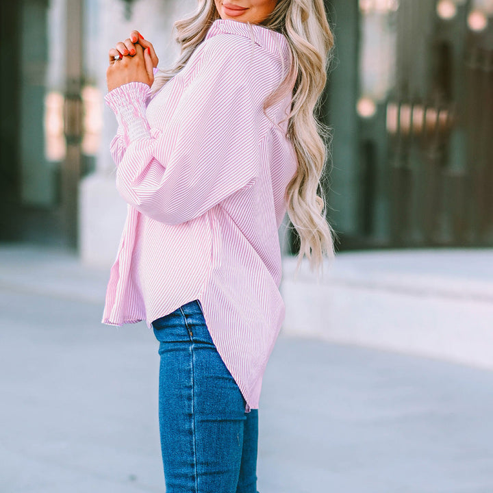 Violet - Bluse med afslappet pasform