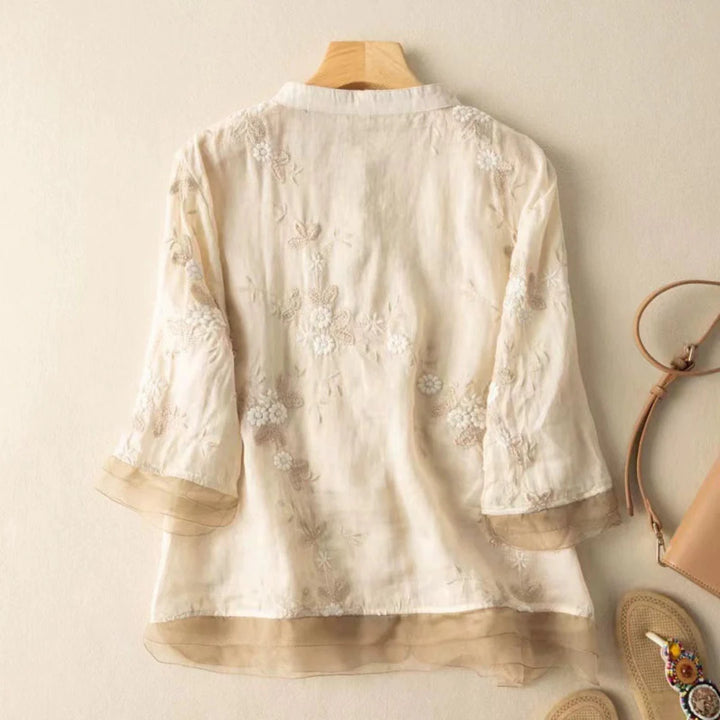 HELENA - BLOMST BLUSE