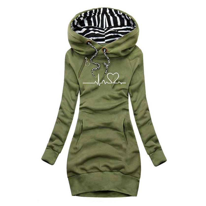 FIEN - HOODIE KLÄNNING