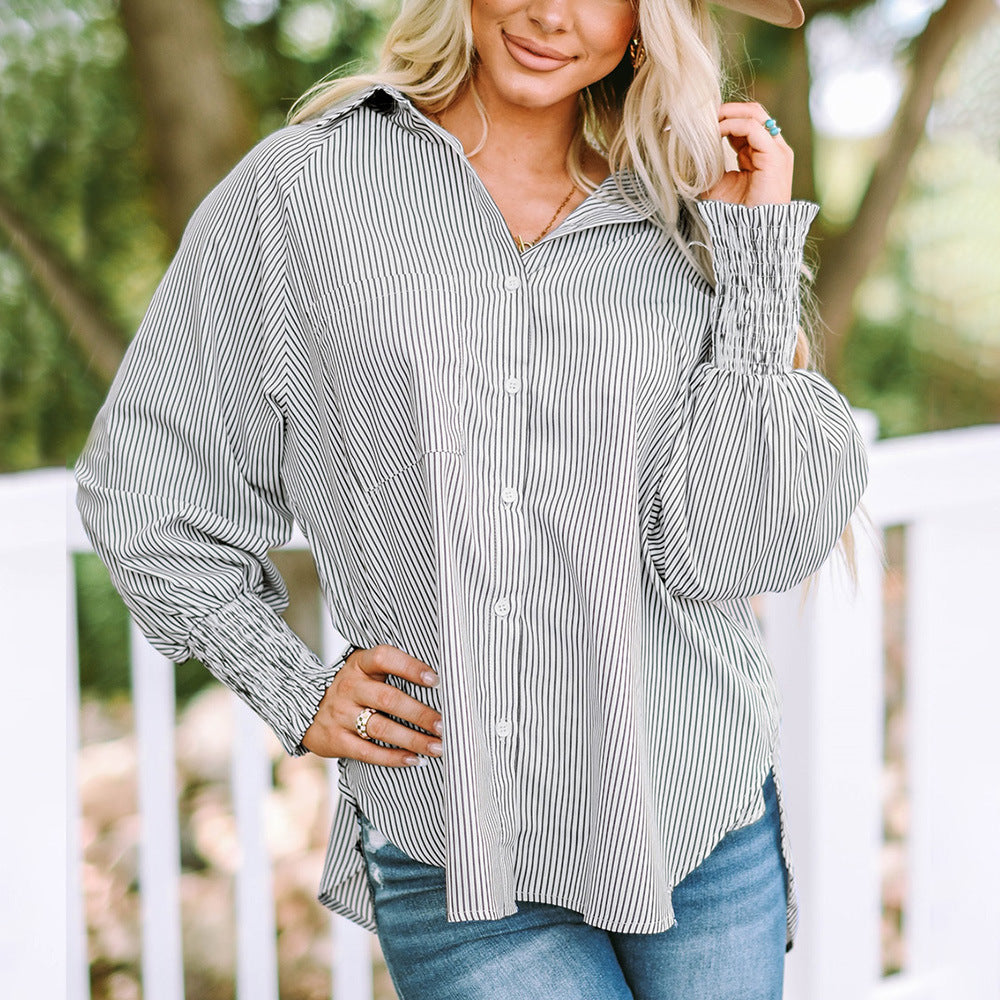 Violet - Bluse med afslappet pasform