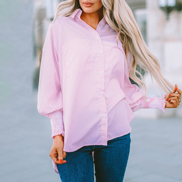 Violet - Bluse med afslappet pasform