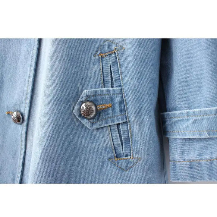 ASTRID - Denim kappefrakke