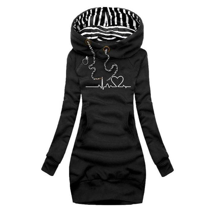 FIEN - HOODIE KLÄNNING
