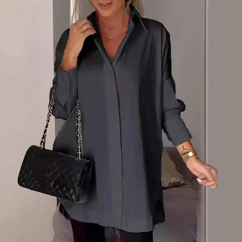 NICKY - PULLOVER SKJORTE MED LANGE ÆRMER